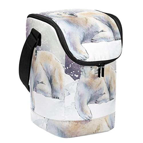Bolsa de almuerzo escolar de oso polar ideal para excursiones 2