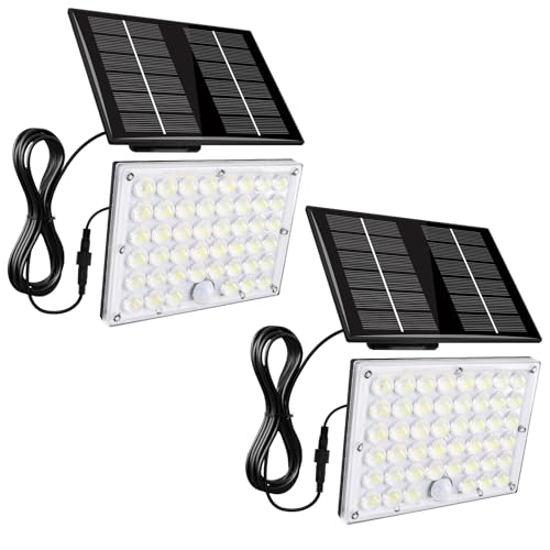 Aialun 184 LED Solar Outdoor Flood Lights,Motion Sensor Solar Powered Flood Lights 1500mAh...