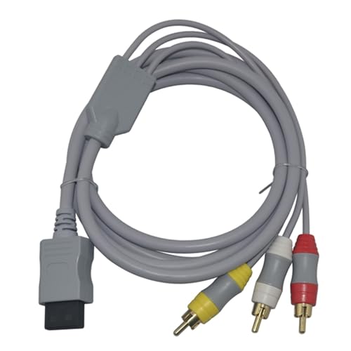 Câble AV composite pour Wii avec trois fiches RCA audio vidéo 6 pieds