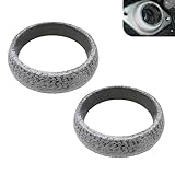 Zehiony 2 PCS Exhaust Pipe Gaskets, 2.56
