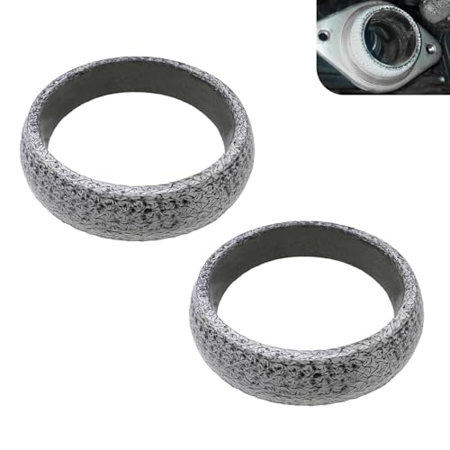Zehiony 2 PCS Exhaust Pipe Gaskets, 2.56