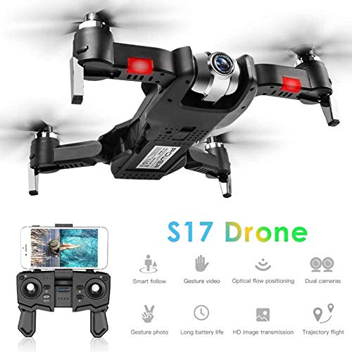 RC Drohne mit 1080P HD Kamera, Faltbare Drohne zur optischen Flusspositionierung, Gesten Foto/Video, 2,4 G WLAN… – Bild 4