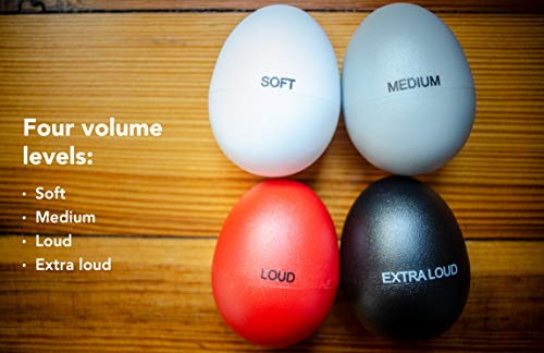Meinl Percussion Egg Shaker Set - 4 verschillende volumes - Inclusief Soft, Medium, Loud, Extra Loud - Plastic, Multicolor (ES-SET) - Image 3