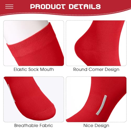 Image of Haysandy 3 Pairs Baseball Socks Bulk Softball Youth
