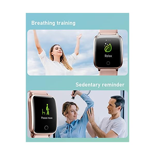 Willful-Smart-Watch-for-Men-Women-IP68-Waterproof-Fitness-Tracker-Heart-Rate-Monitor-Sport-Digital-Watch-Smartwatch-for-Android-Phones-and-iOS-Phones-Compatible-iPhone-Samsung-Pink Willful Smart Watch for Men Women IP68 Waterproof, Fitness Tracker Heart Rate Monitor Sport Digital Watch, Smartwatch for Android Phones and iOS Phones Compatible iPhone Samsung (Pink)