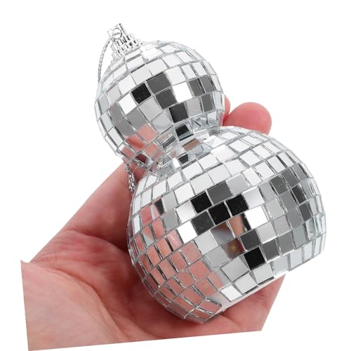 Bola Espejada Colgante para Fiesta, Ornamento Reflectivo de Espejos DIY para Decoración Familiar miniatura 2