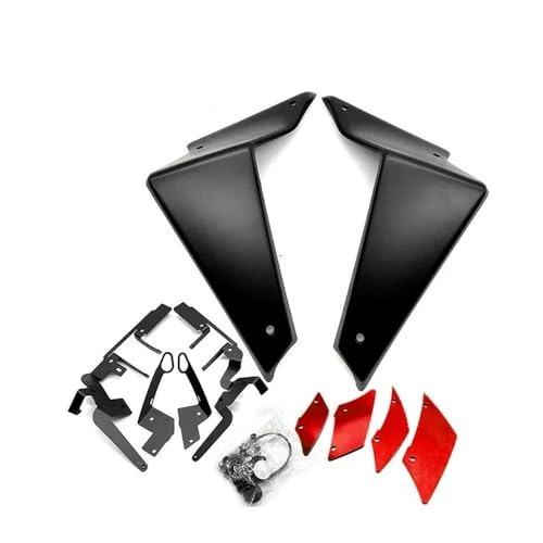オートバイのサイドフェアリング MT-09 SP MT09 MT 09 2021 2022 2023 オートバイスポーツダウンフォースネイキッドサイドスポイラーエアロダイナミックウィングディフレクターに適合