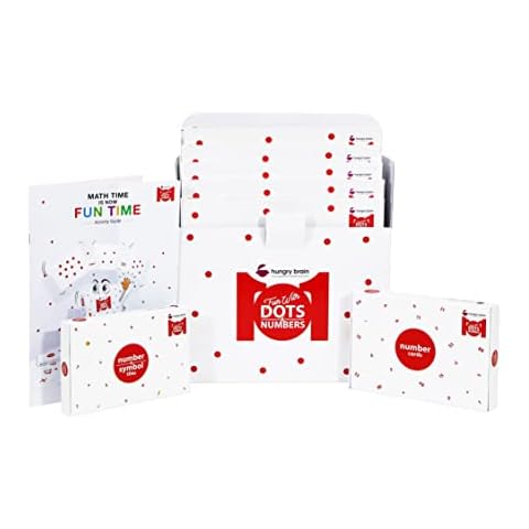 hungry brain Pack of 10 Combo & Maths Program Flash Cards for Toddlers 1 Year I Montessori, Preschool Learning Activities and Kindergarten Educational Flash Cards for Kids Cover