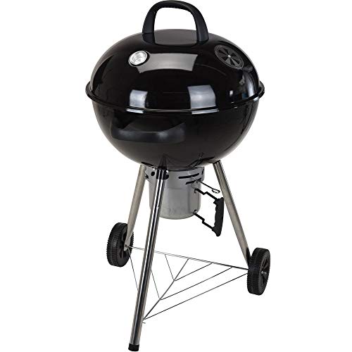 Progarden - Barbacoa Esférica Con Tapa 57,5 Cm - Negro En Oferta Bizarshop.com - - New Products - Barbecue Met Asopvangbak 57X100Cm