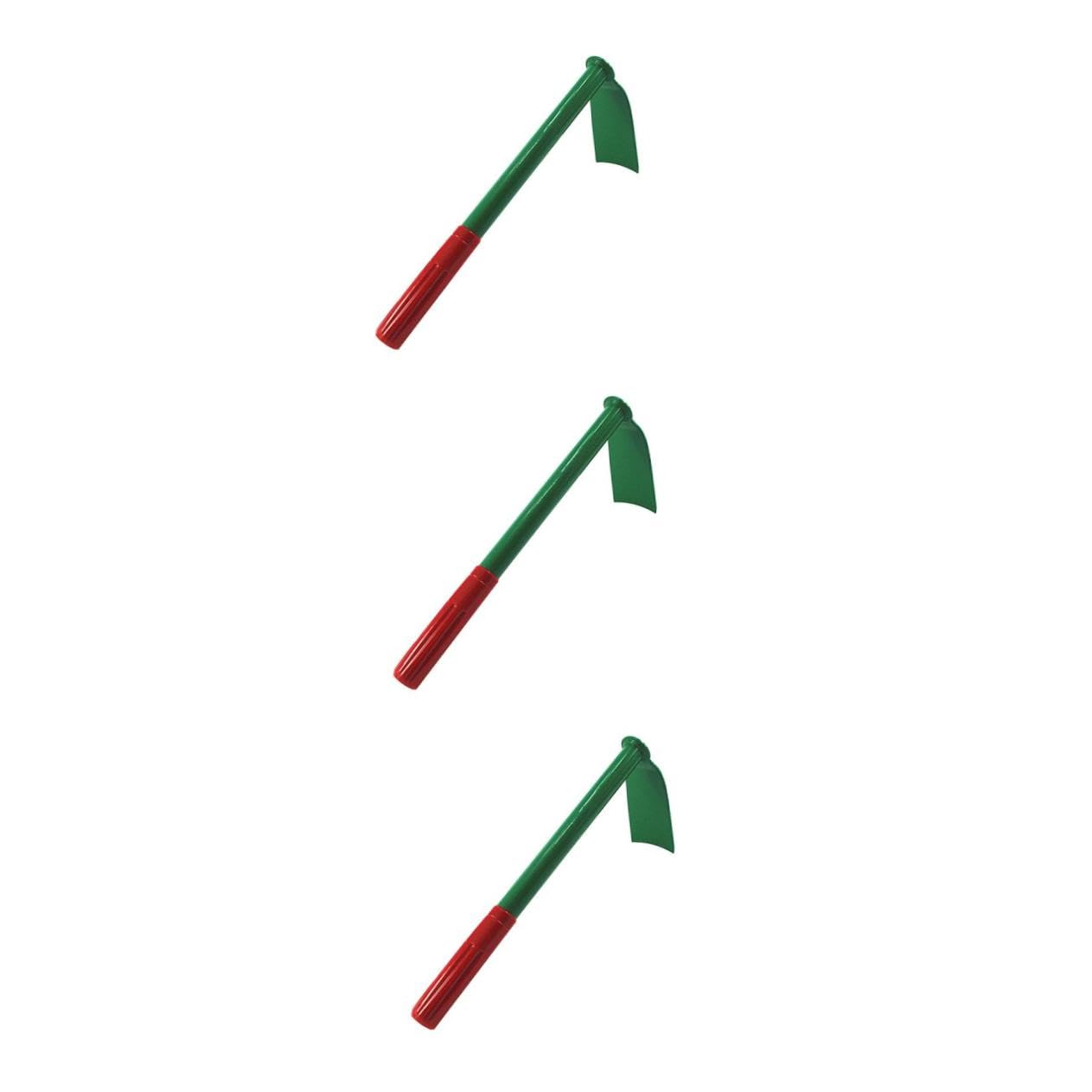 TOYANDONA 3 Stück Gartenwerkzeug Hacke mit Ergonomischem Gartenhacke für Gartenpflege und Praktisch für Täglichen Gebrauch Zufällig Zufällige Farbe
