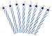 Amscan Spiral Candles w/Star Topper, 2 1/2