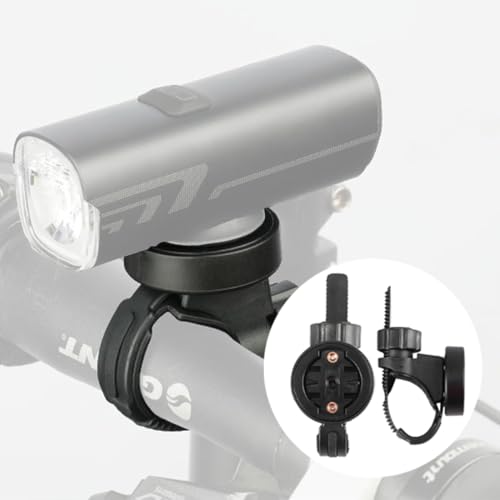 Bicycle Front Handlebar Light Stand - Bike Computer Expansion Stand, Front Handlebar Adjustable Headlight Flashlight Stand, Multifunction Bike Computer Stand Compatible With Garmin Cateye Bryton