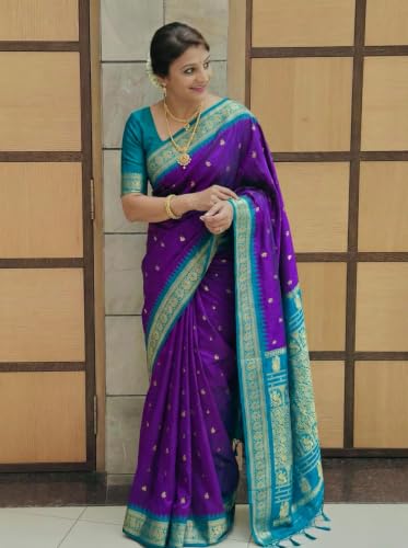 Generic paithani silk saree in pure silk – image 3