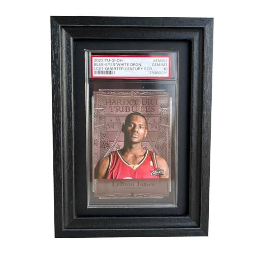 PSA Graded Card Display Frame, Wall Mount Baseball Trading Card Display Case ONLY fit for PSA Graded Cards, Sports Card Display Frame for Football Basketball Hockey Pokemon MTG Y (for PSA graded card)