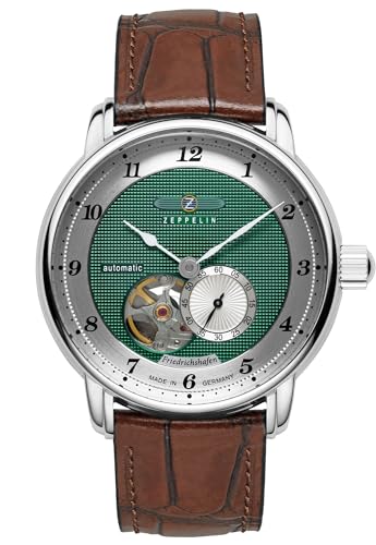 Montre Zeppelin 8566-2 pour homme au design allemand et finitions cuir