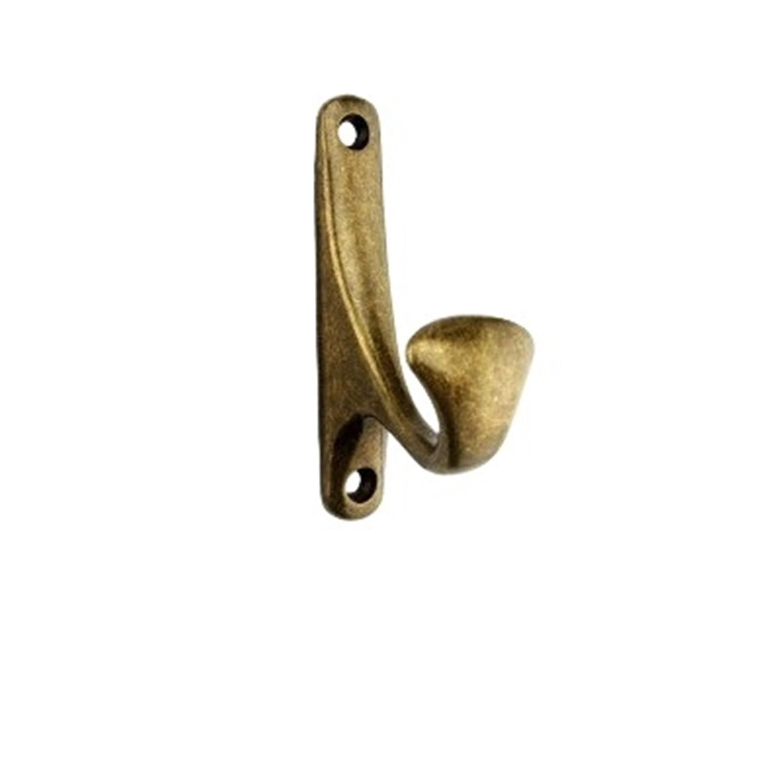 Yusuzh Bronze 8Pcs Zinc Alloy Wall Mounted Hook Rustic Key Coat Bag Hat Hanger Robe Hooks Hanging Kitchen Bathroom Room Rack For Mudroom,Closet(Bronze)