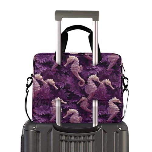 Maletín para portátil con estampado de caballitos de mar miniatura 4