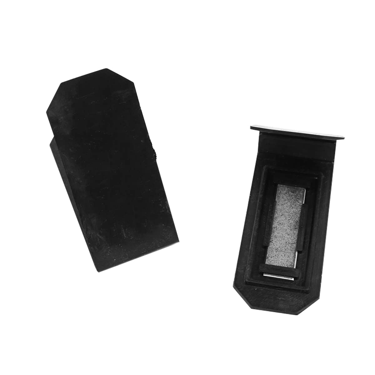 Set di 2 montanti in vetro di alta qualità in acciaio inox 304, 8-12 mm, montaggio a pavimento, recinzione piscina, giardino, morsetto per recinzione, coni rotondi, balaustra, supporti