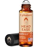 Relief Peppermint Oil for Headaches - Migraine Essential Oil Roller - Easy Application, Pre-Diluted Roll-On - Kid Safe - Leak-Proof Metal Rollerball - No Diffuser Needed!