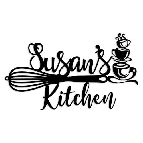 Custom Kitchen Name Sign, Personalized Kitchen...