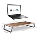 Upergo Monitor Stand Riser, Desktop ,Ergonomic Computer Riser Monitor Stand with Aluminum Feet for Laptops, Printers, PCs, Small TVs, Keyboard Storage, Monitor Riser Desk Organizer for Home & Office
