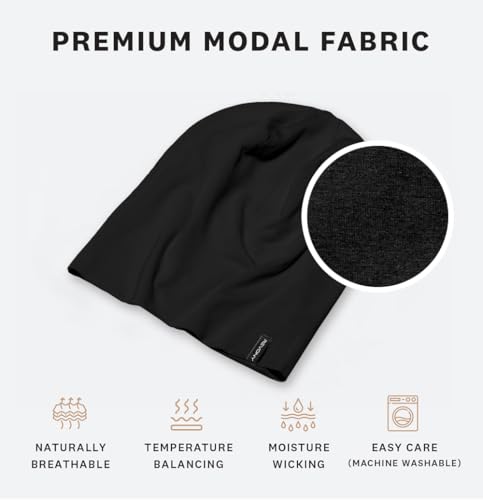 Image of Summer T-Shirt Beanie for Men & Women - Soft Modal - Slouchy Style