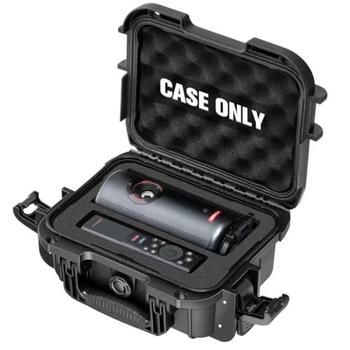 Image of Hard Case for Anker Nebula Capsule 3 - Waterproof Portable Projector Hard Shell Case: All-in-One Travel Carrying Box for Anker Capsule 3 & 3 Laser | Foldable Stand: for Home Theater & Travel & Campers