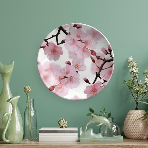 Plato decorativo de porcelana Cherry Blossom de 6 pulgadas miniatura 5