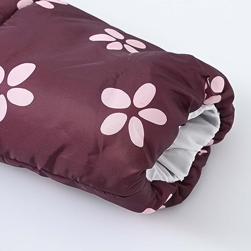 KAGAYD Toddler Kids Girls Coat Down Alternative Winter Warm Hooded Jacket Coats Padded Light Puffer Jacket Zipper4