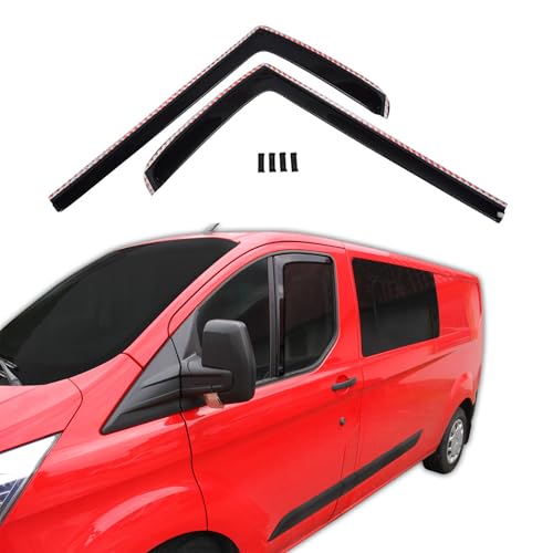 Déflecteurs de vent Ford Transit Custom anti buée pluie et sifflement vitres