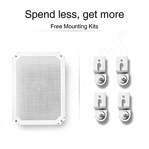 Qilipsu Hinged Clear Cover Stainless Steel Latch Junction Box With Inner Door 410X310X180Mm, Universal Ip67 Waterproof Electrical Box With Mounting Plate, Abs Plastic Grey (16.1"X12.2"X7.1" D-Cc) #TOP5