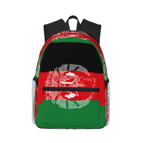 Sac à dos Afghanistan avec poches de rangement légères noir unisexe