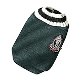 [JUJUGEN] 犬 服 秋冬用 トイプードル チワワ ニットセーター 可愛い 防水 防雪 防風 防寒 保温 フリース裏起毛 暖かい かわいい コート服 脱毛保護 柔らかい 小型犬 子犬 ペット 猫 大型犬 中型犬 イギリス風 ハロウィン クリスマス 洋服