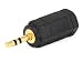 Monoprice 107124 3.5mm Stereo Jack Adaptor to 2.5mm Stereo Plug, Gold Plated