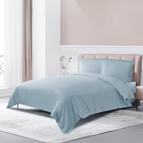 Image of 100% Long-Staple Cotton Duvet Cover - Twin Size
