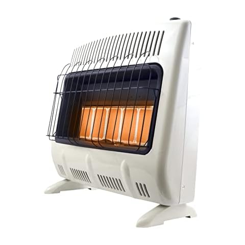 Mr. Heater 30,000 BTU Vent Free Radiant Propane Heater For Cold Rooms, Additions, Sun Rooms & Cabins - White Cover
