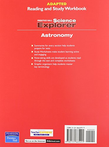 PRENTICE HALL SCIENCE EXPLORER ASTRONOMY ADAPTED READING AND STUDY WORKBOOK 2005C - Image 2