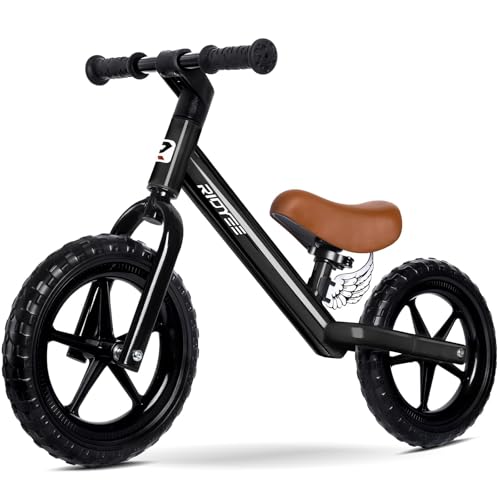 RIDYEE Toddler Balance Bike Black