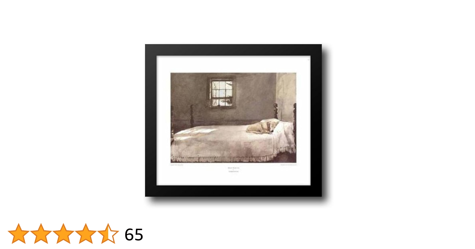 Amazon.com: Master Bedroom, c.1965 23x20 Framed Art Print by