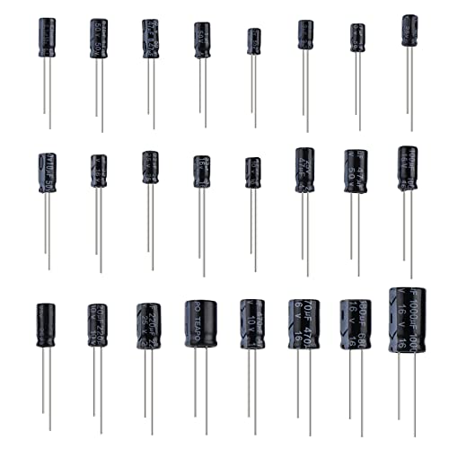 Ocr 24T 500PCS-ECAP01 Capacitor Kit, 500Pcs 24 Values Aluminum Electrolytic Capacitor Kit thumb #6
