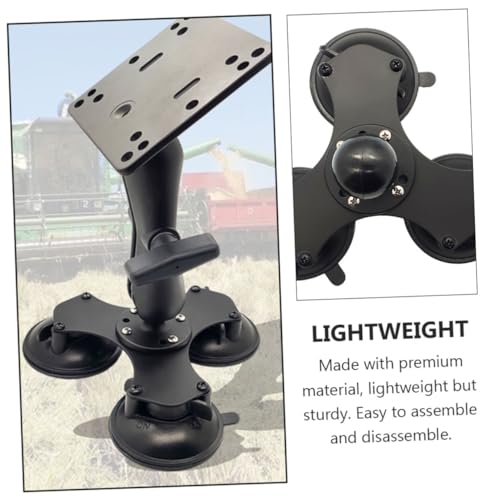 Support ventouse triple anti-chute pour pare-brise et navigation stable