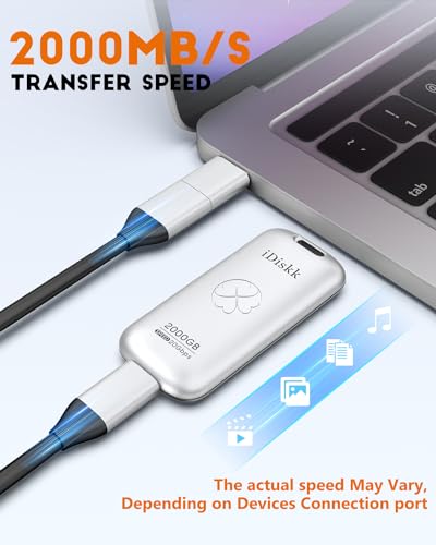 Clé USB C 512 Go iDiskk pour iPhone 15 Pro, Mac et PC Windows - 4