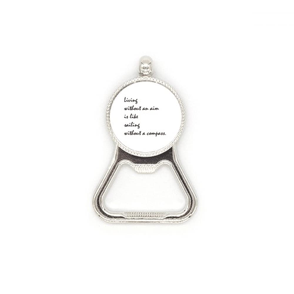 Décapsuleur en acier inoxydable citation motivante idée cadeau anniversaire