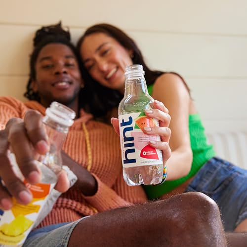 Image of Hint Fruit-Infused Bottled Water, Strawberry Kiwi - Sugar Free Flavored Water with Zero Calories, Naturally Flavored, and No Artificial Sweeteners - 16 Fl Oz (Pack of 12)