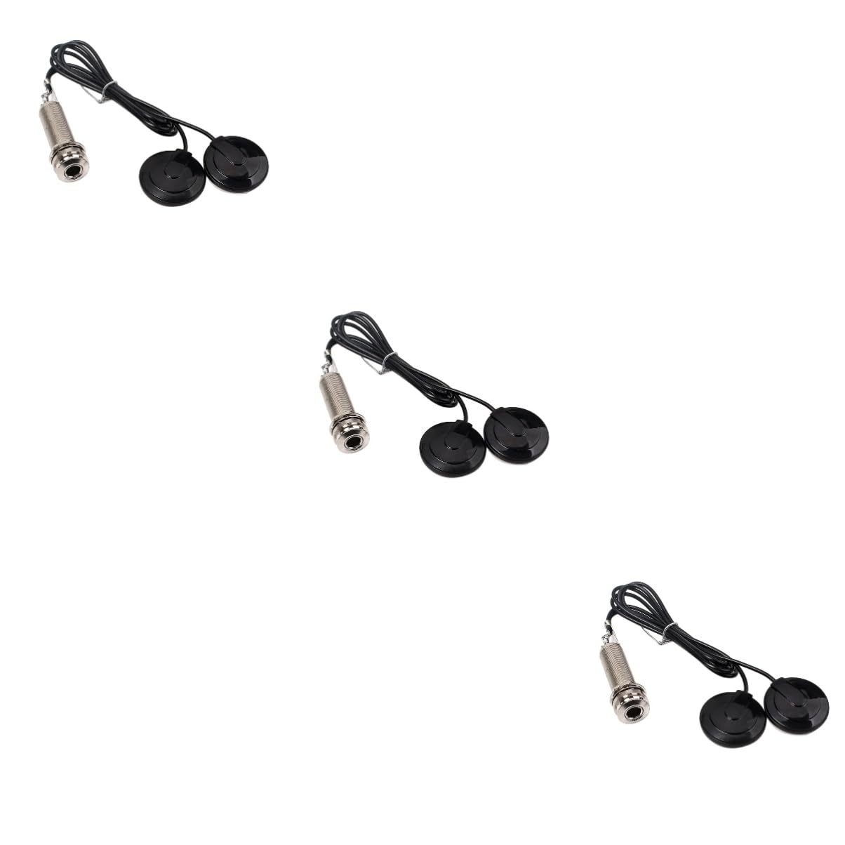 SUPVOX 3 Pezzi Pickup Per Chitarra Elettrica Gmb609 Doppio Pickup Design Silenzioso Endpin Jack Preamplificatore Facile Installazione Accessorio Per Chitarra