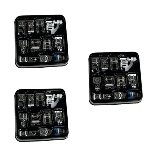 Accessoires pour machine à coudre avec pieds presseurs interchangeables - 2