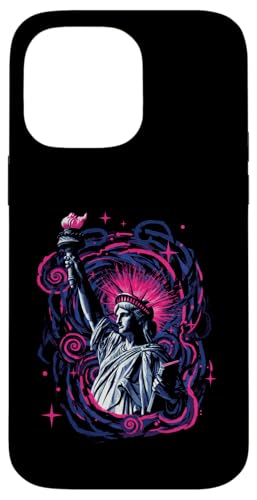 Resist Statue Liberty Cat Equality Retro Edgy Subtle Protest �X�}�z�P�[�X iPhone 14 Pro Max �p