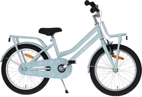 AMIGO Bella - Kinderfahrrad - 18 Zoll - mit Handbremse, Rücktritt,...