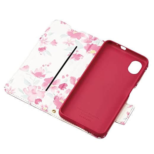 エレコム Galaxy A23 5G [ SC-56C | SCG18 ] ケース カバー 手帳型 薄型 革 マグネット開閉 カードポケット×1枚 UltraSlim Flowersシリーズ [手帳ケースなのに、薄くて軽い] ストラップホール付き 花柄(ケース内側) ピンク PM-G227PLFUJPND