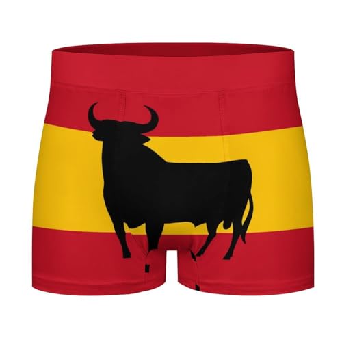 Spanish Bull Men's Boxer Briefs Underwear Breathable Custom Graphics4